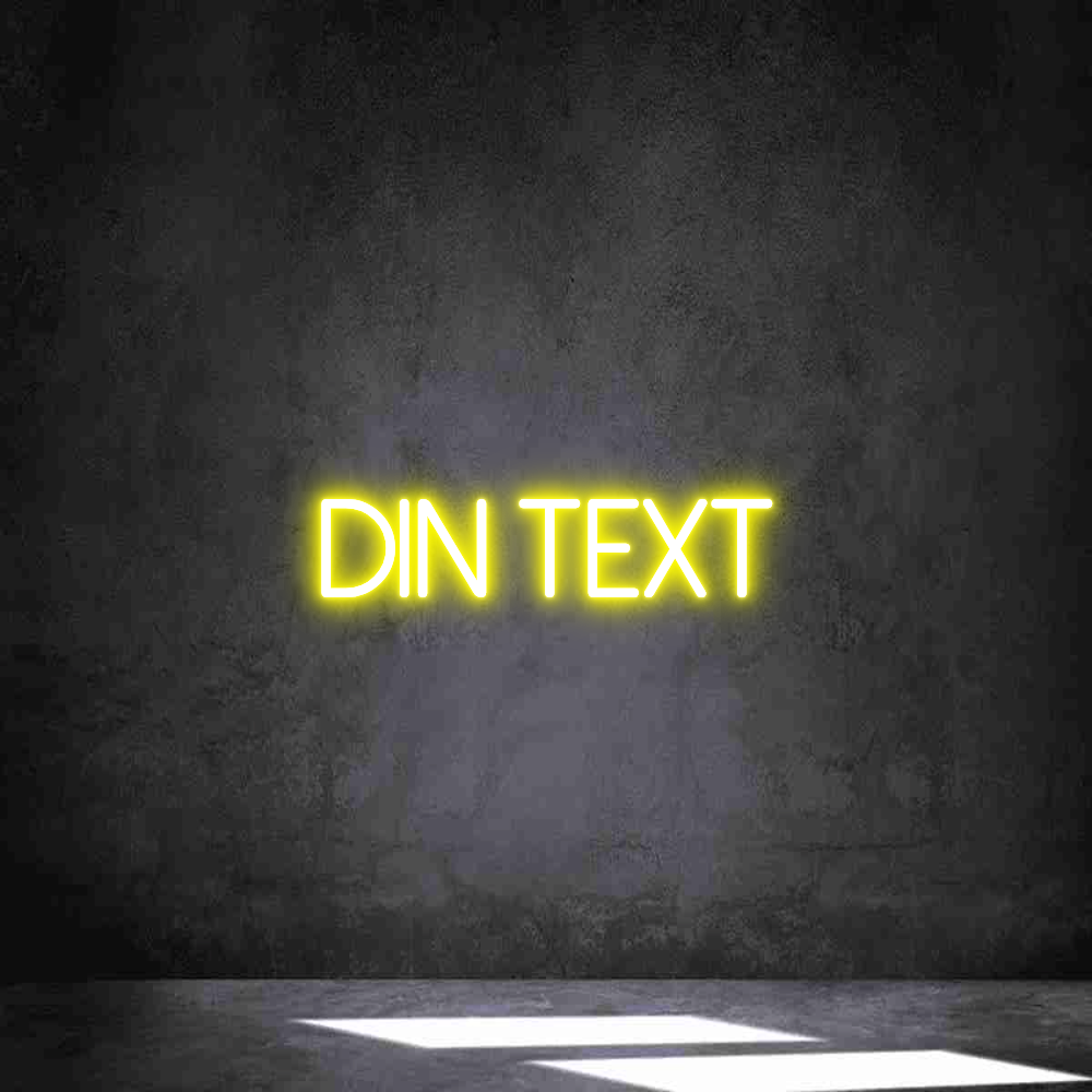 Anpassad neon: Din text