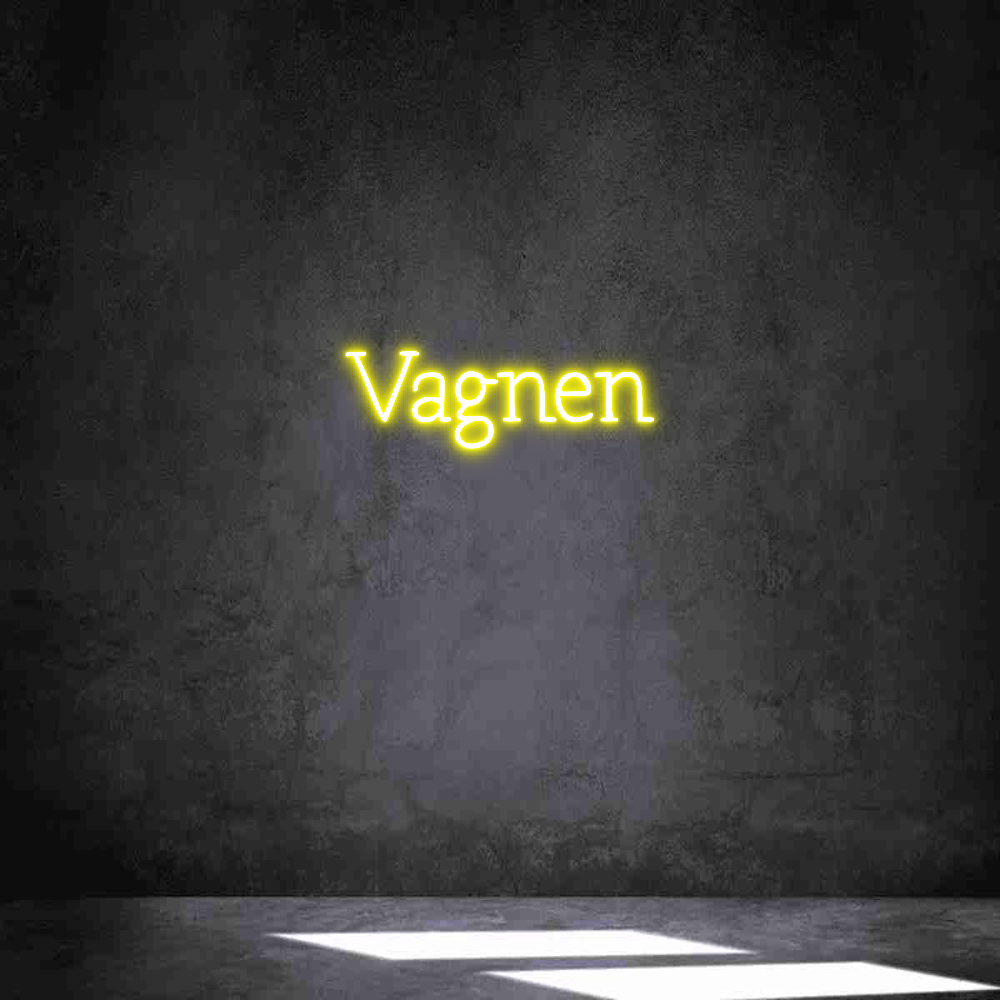 Anpassad neon: Vagnen