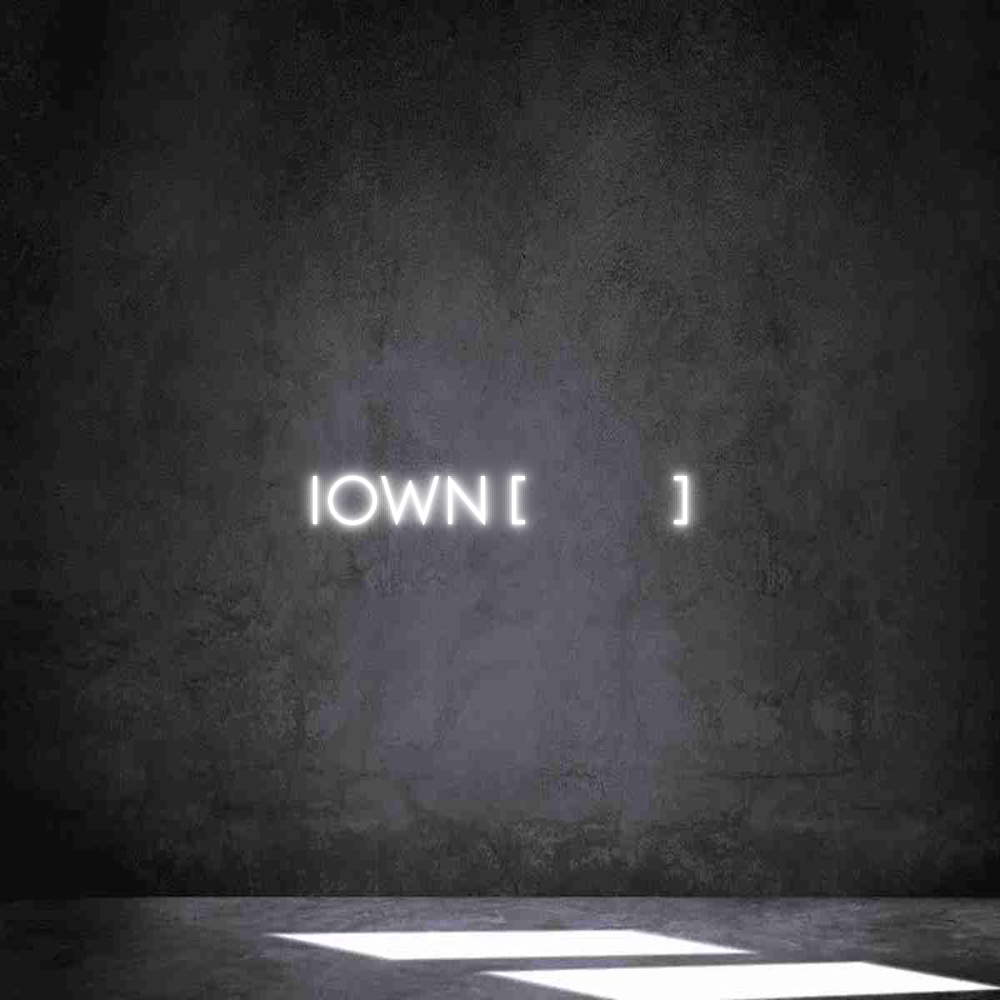 Anpassad neon: IOWN [      ]
