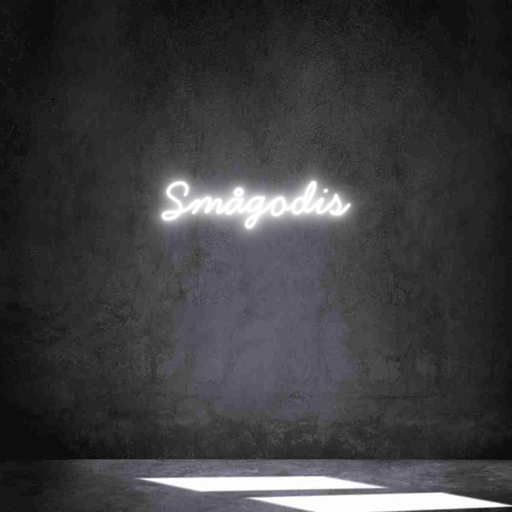 Anpassad neon: Smågodis
