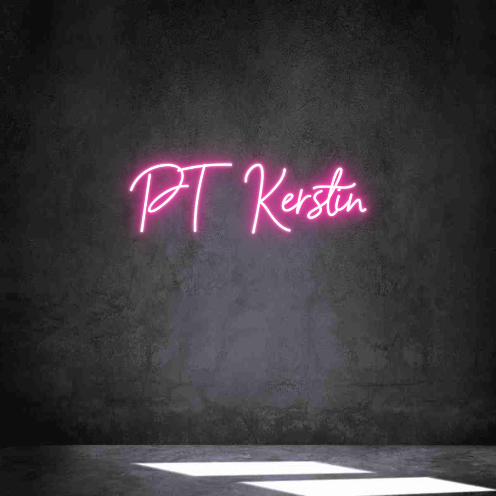 Anpassad neon: PT Kerstin