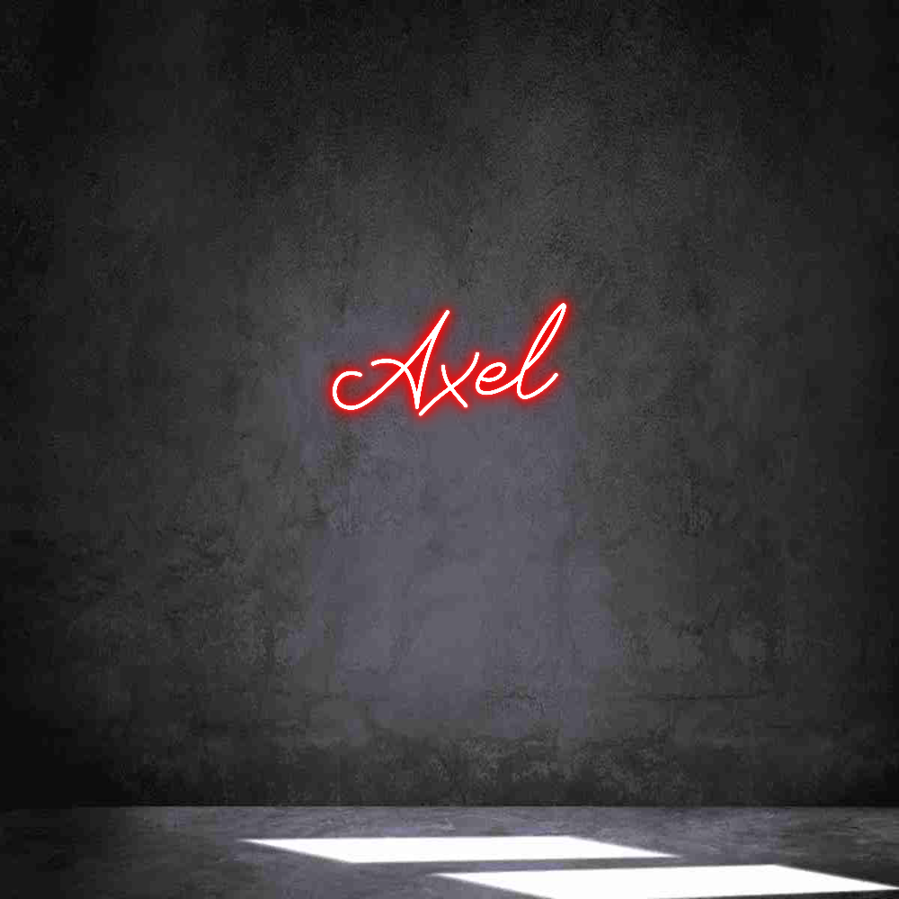 Anpassad neon: Axel