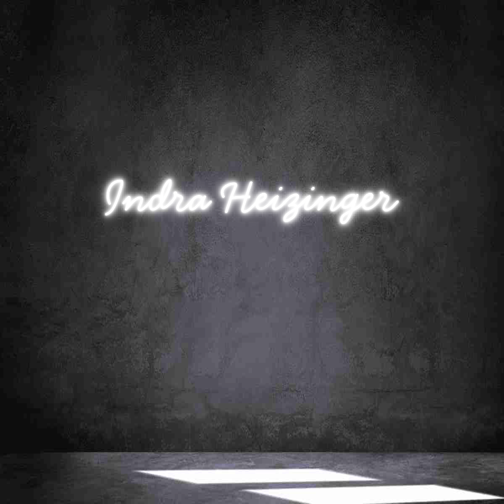 Anpassad neon: Indra Heizinger