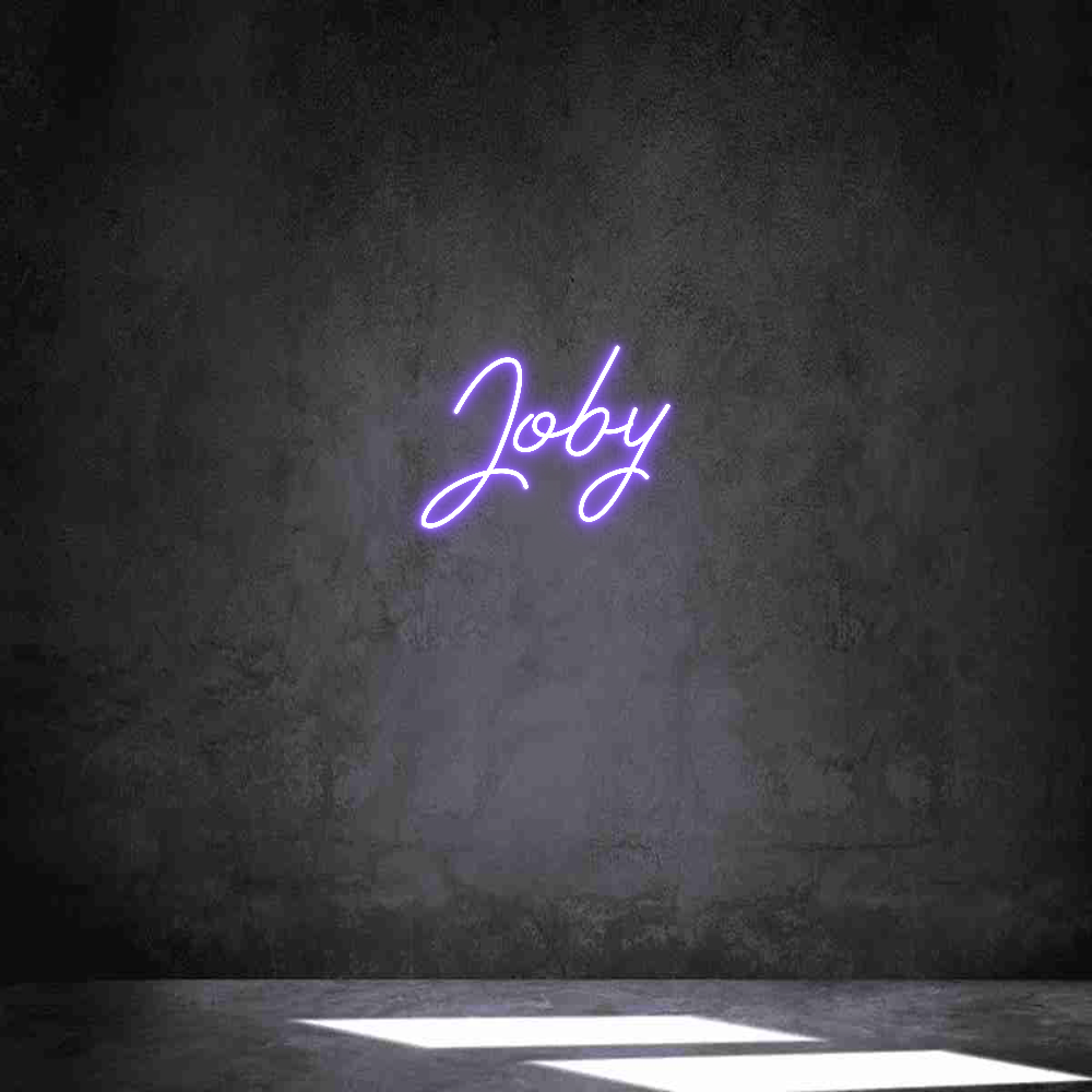 Anpassad neon: Joby