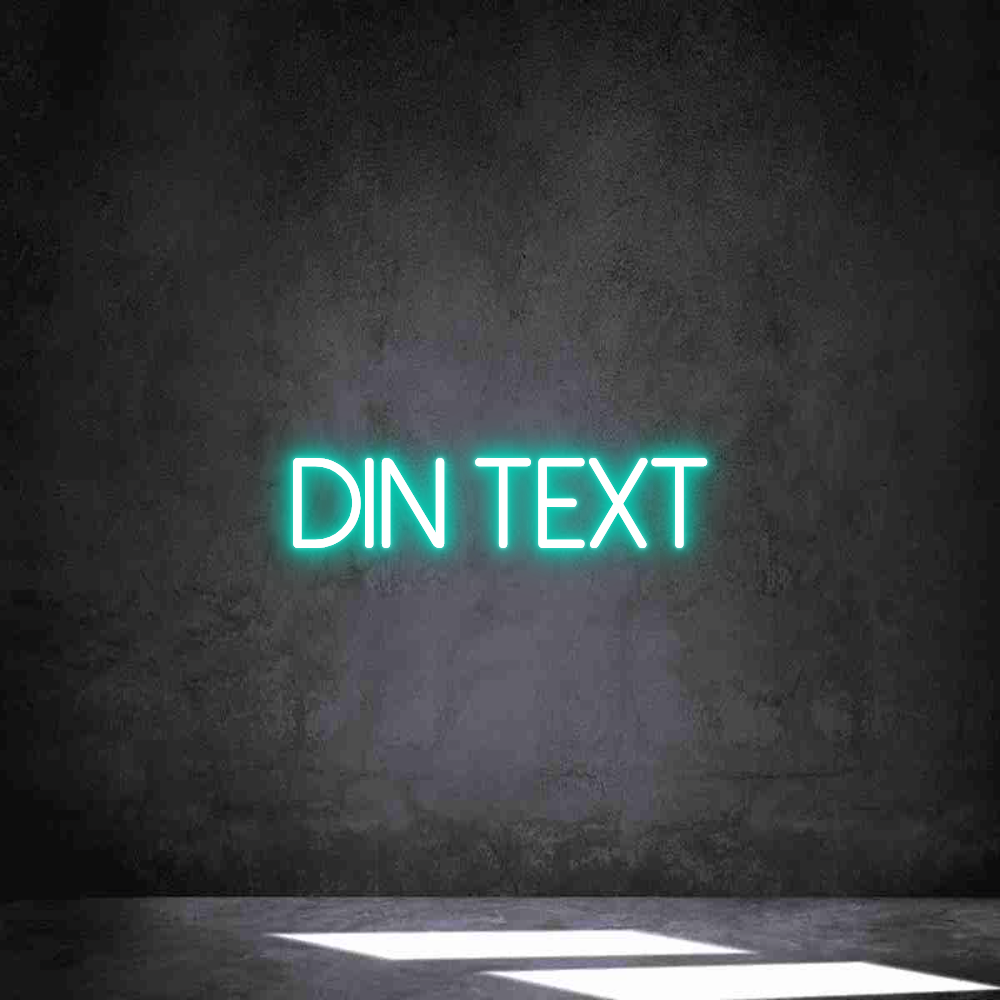 Anpassad neon: Din text