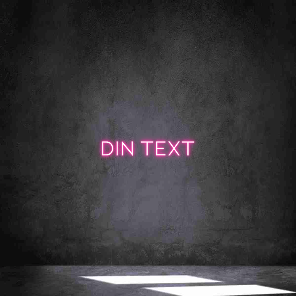 Anpassad neon: Din text