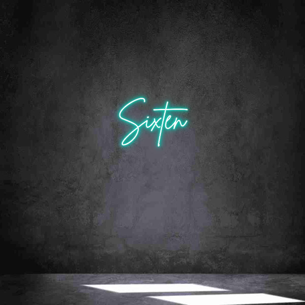 Anpassad neon: Sixten