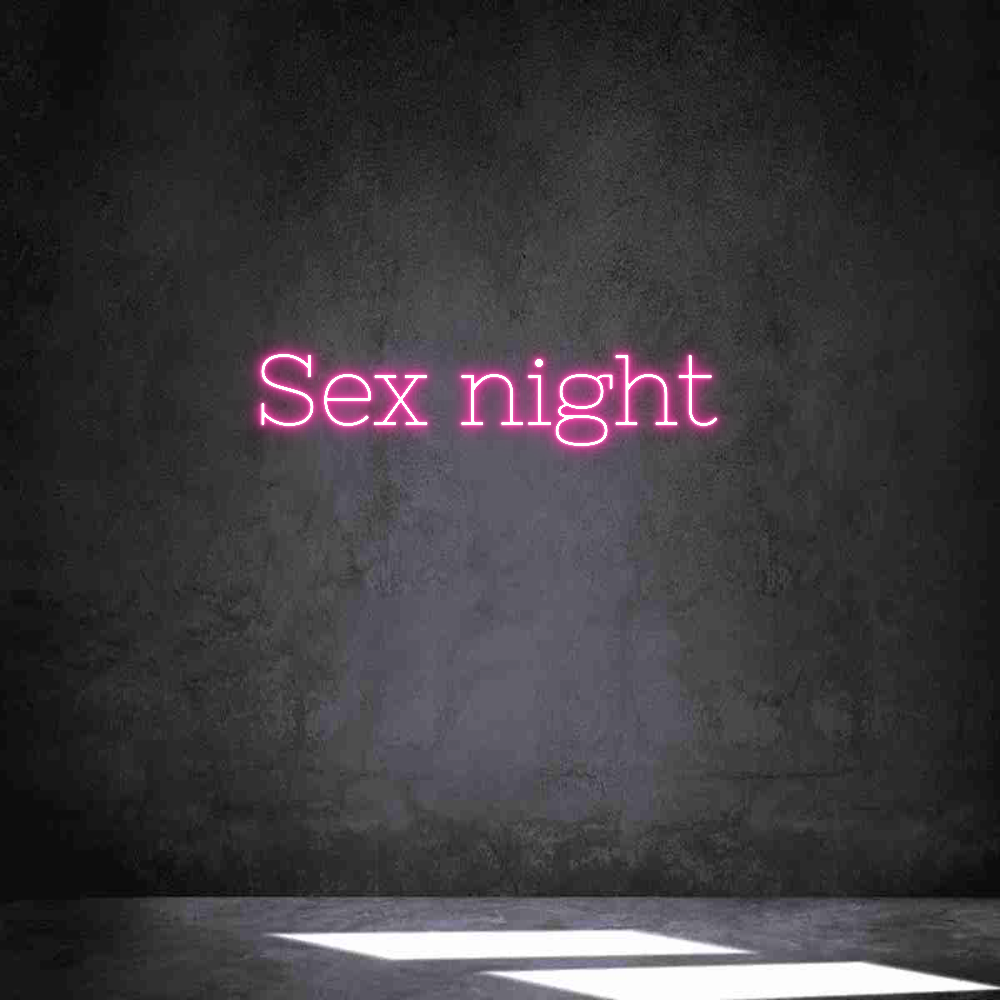 Anpassad neon: Sex night