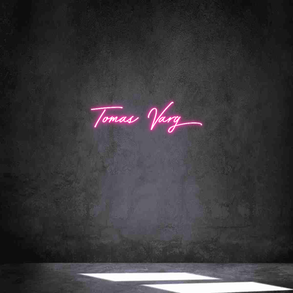 Anpassad neon: Tomas Varg