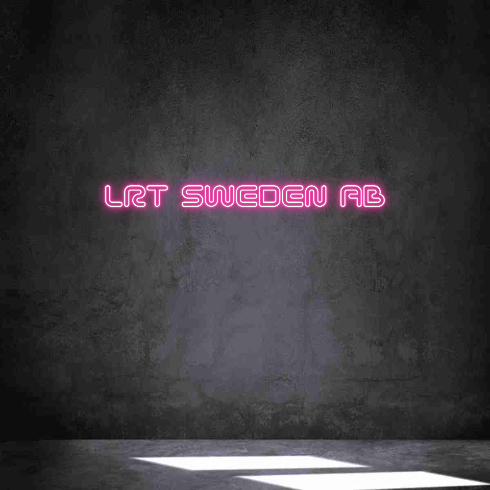Anpassad neon: LRT SWEDEN AB