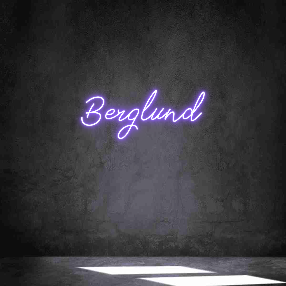 Anpassad neon: Berglund