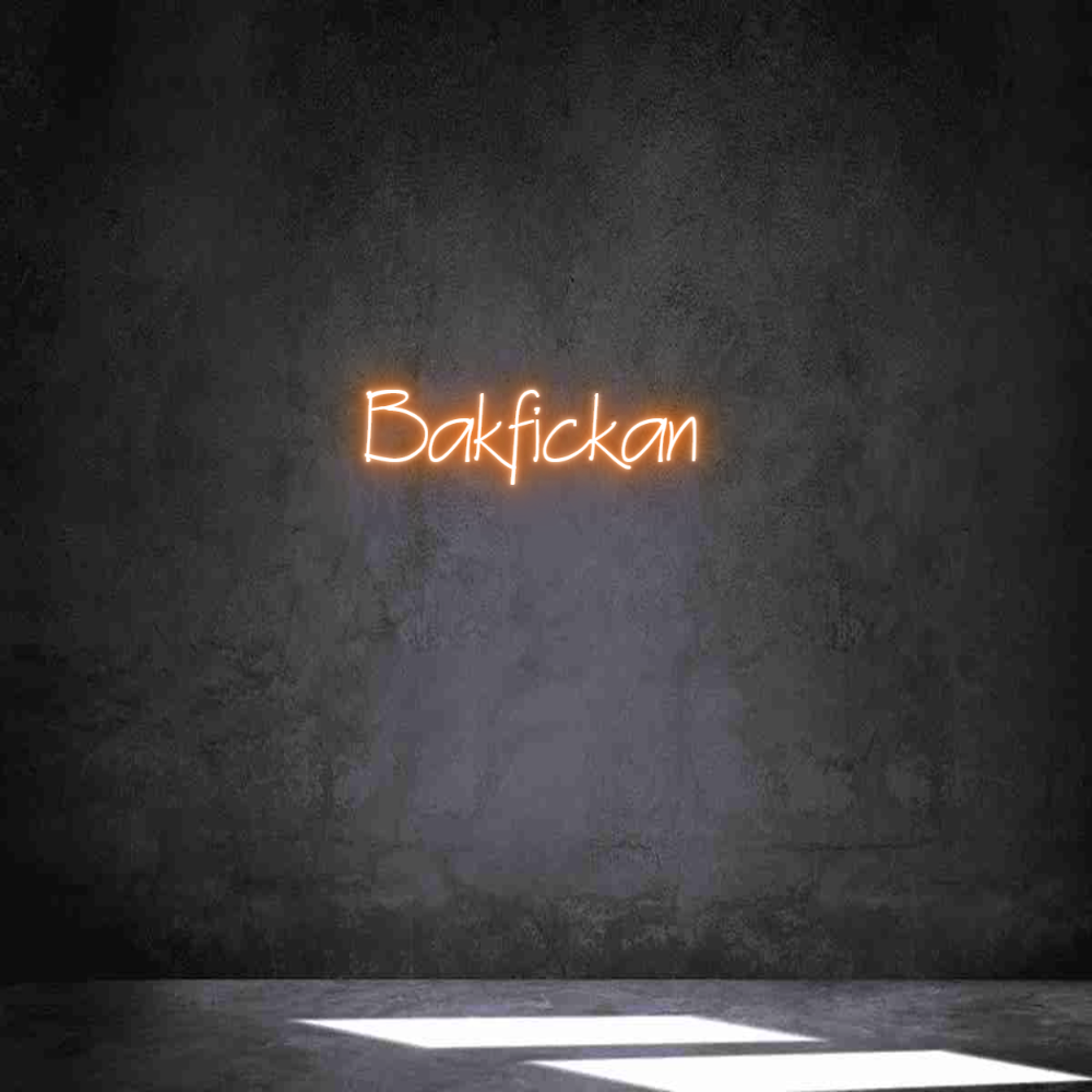 Anpassad neon: Bakfickan