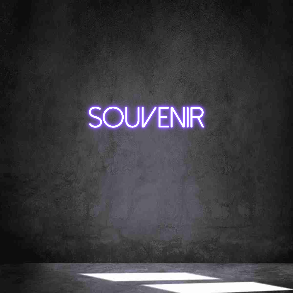 Anpassad neon: SOUVENIR