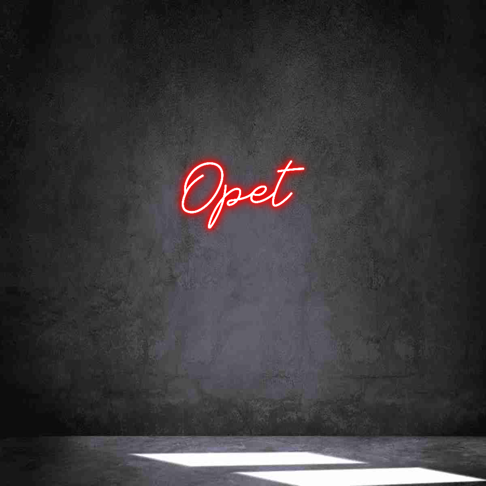 Anpassad neon: Opet