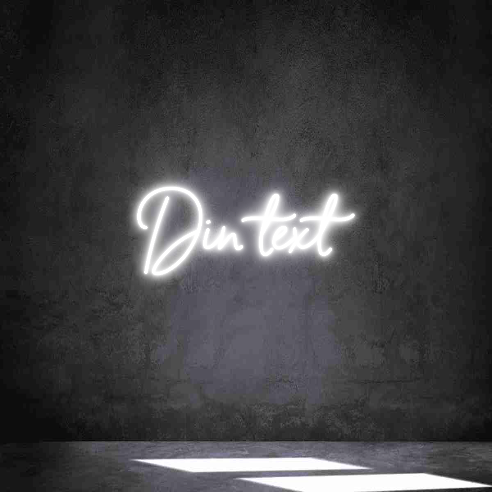 Anpassad neon: Din text