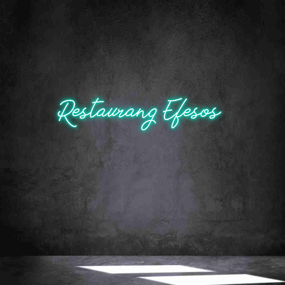 Anpassad neon: Restaurang Ef...