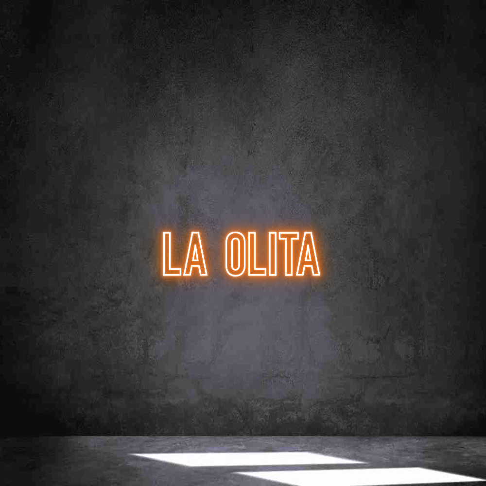 Anpassad neon: La Olita