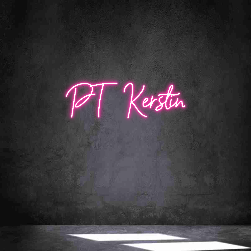 Anpassad neon: PT Kerstin