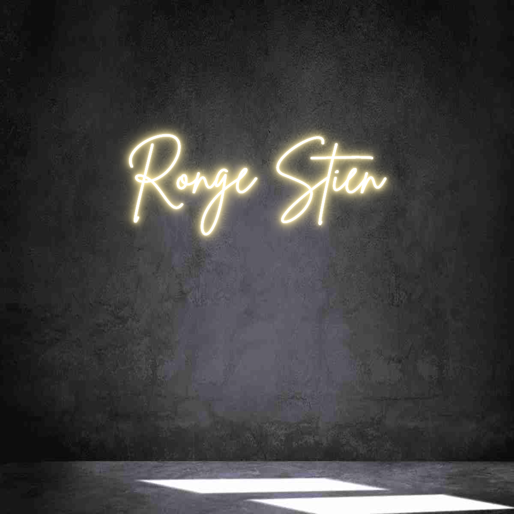 Anpassad neon: Ronge Stien