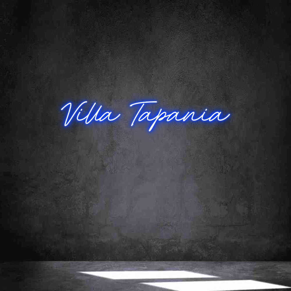 Anpassad neon: Villa Tapania