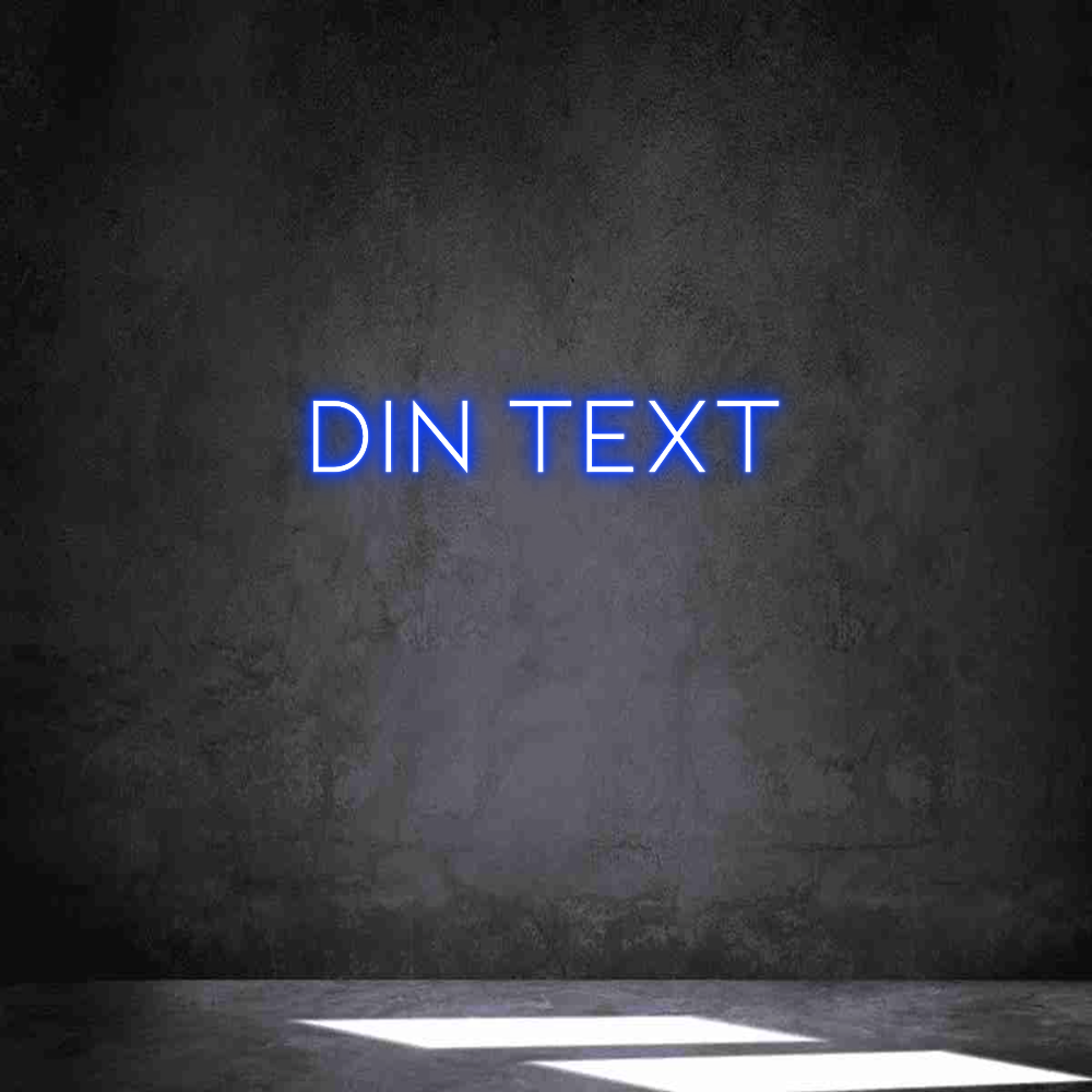 Anpassad neon: Din text