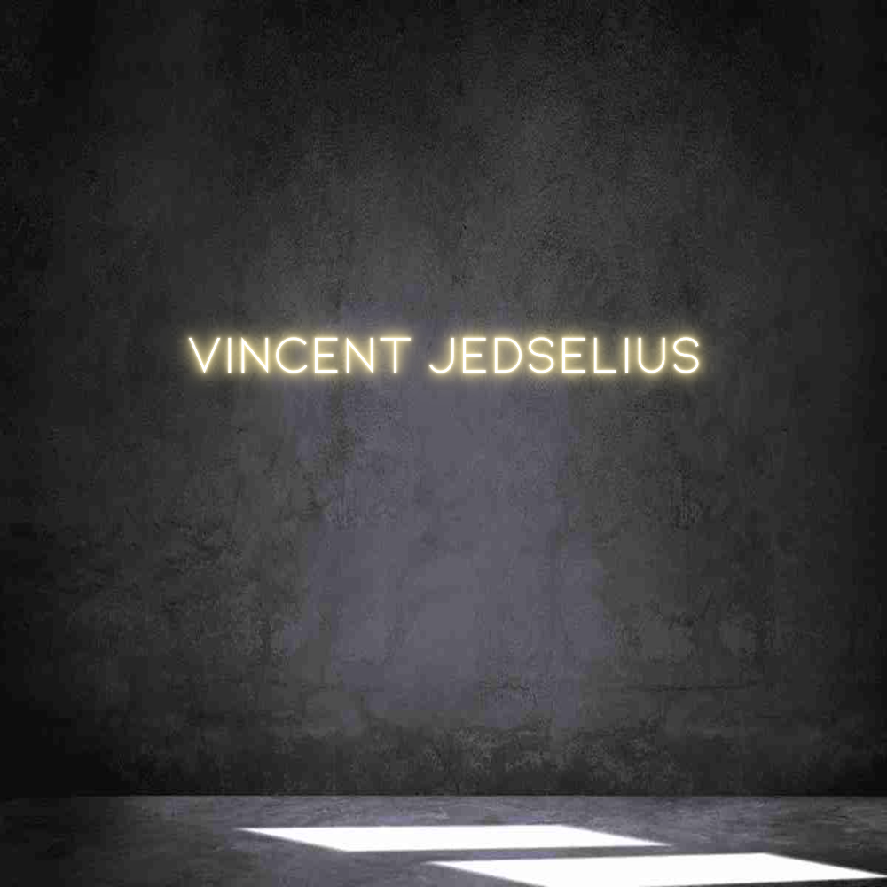 Anpassad neon: Vincent Jedse...