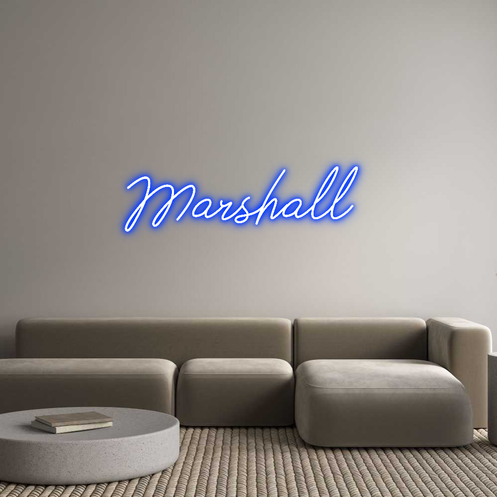Anpassad neon: Marshall