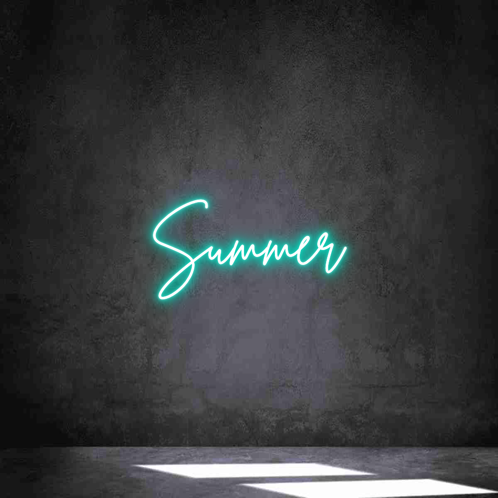 Anpassad neon: Summer