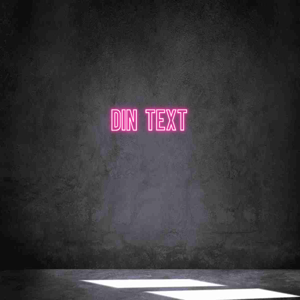 Anpassad neon: Din text