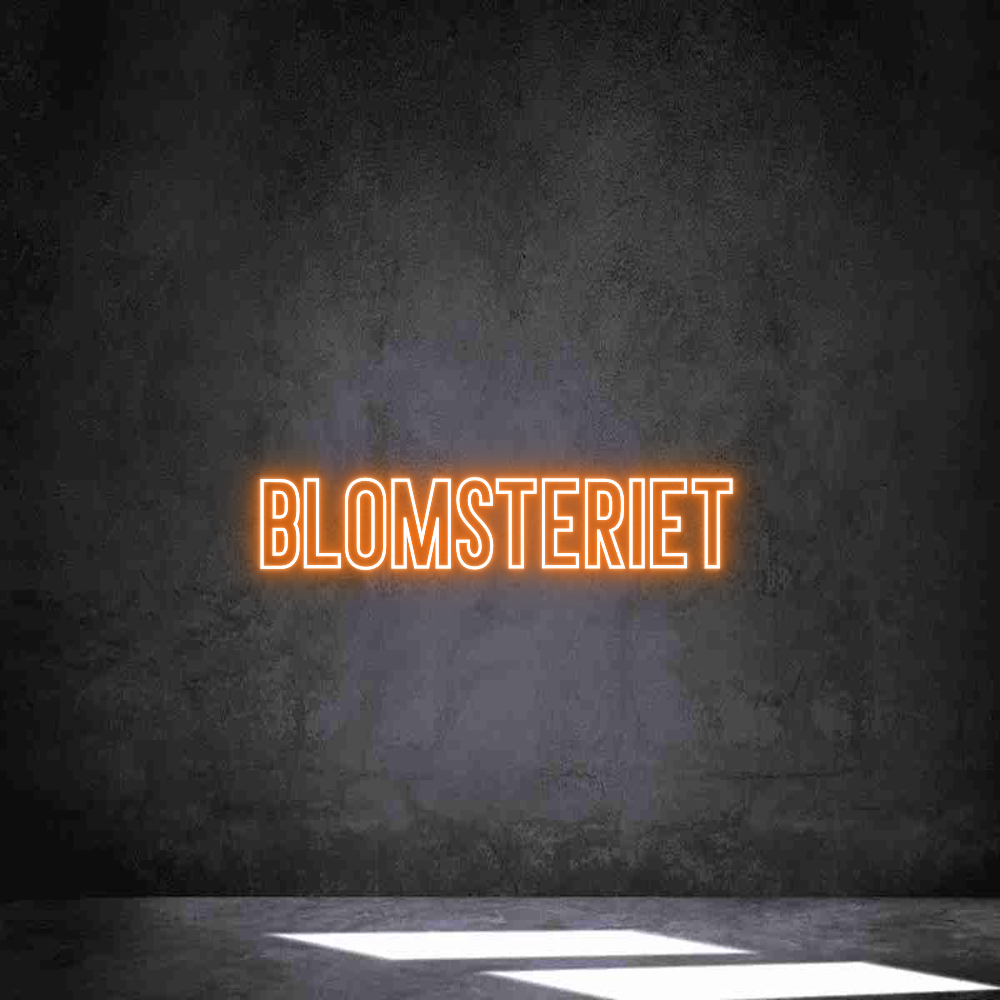 Anpassad neon: Blomsteriet