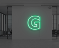 neon-bokstav-g-gron