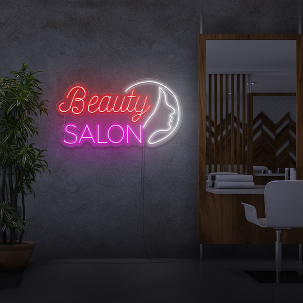 Neonskylt Beauty Salon