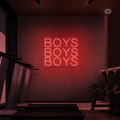 Neonskylt Boys Boys Boys