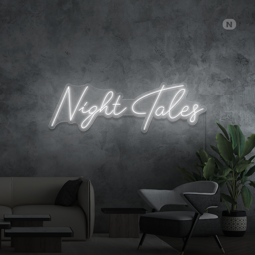 Neonskylt Night Tales