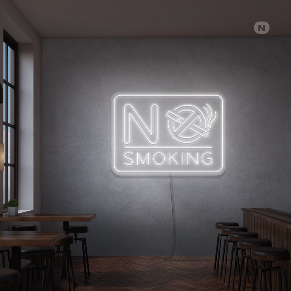 Neonskylt No Smoking