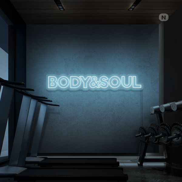 Neonskylt Body & Soul