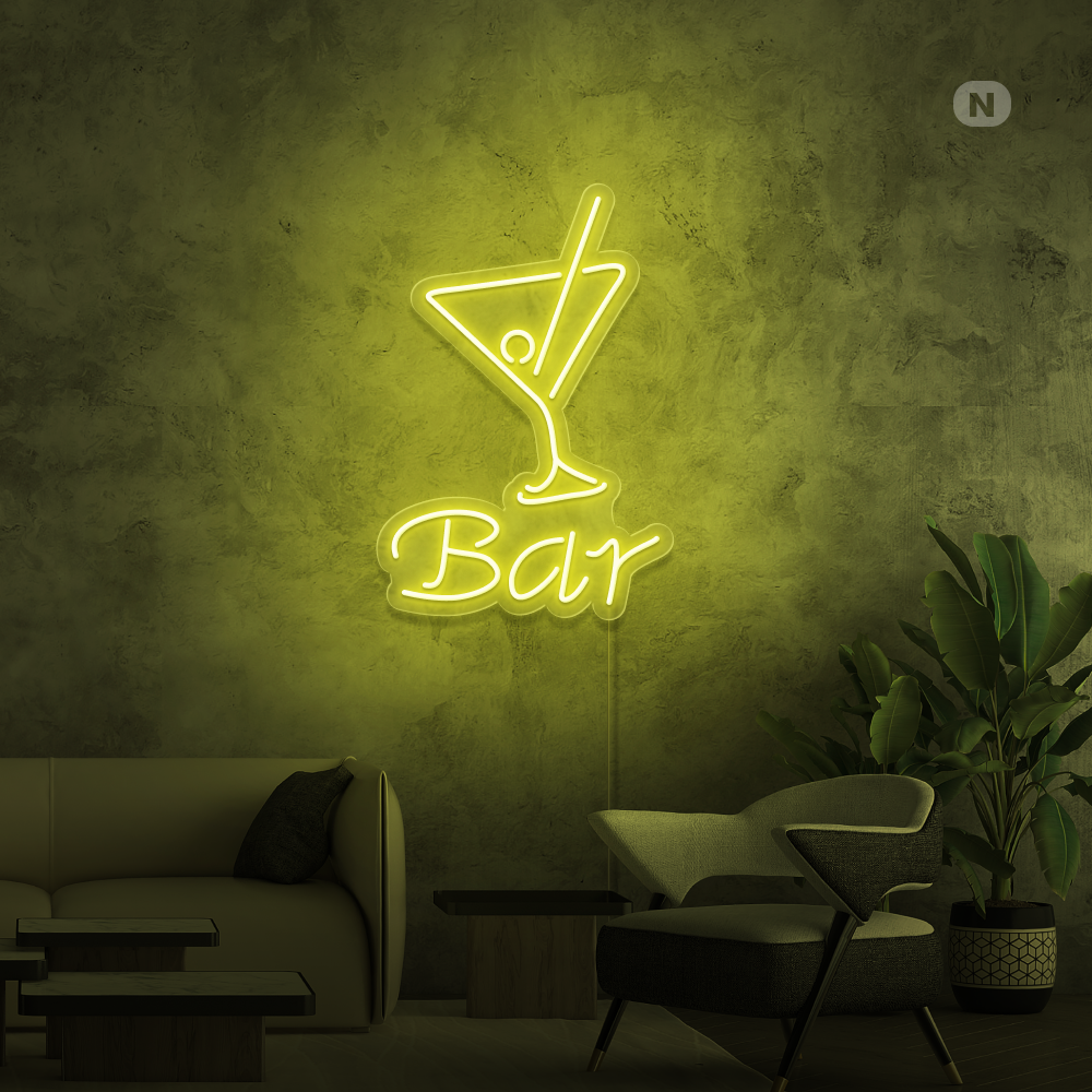 Neonskylt Cocktail Bar