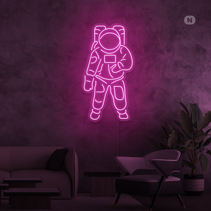 Neonskylt Astronaut