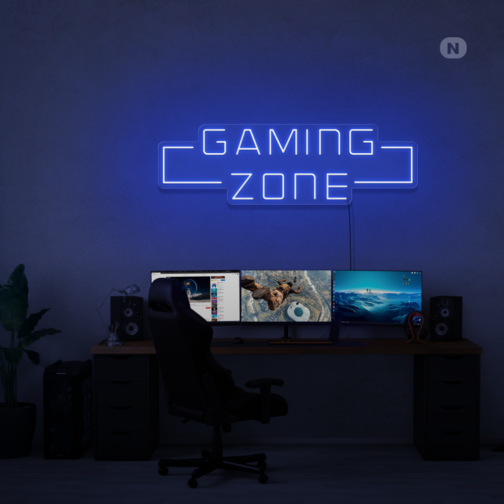 Neonskylt Gaming Zone