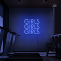 Neonskylt Girls Girls Girls