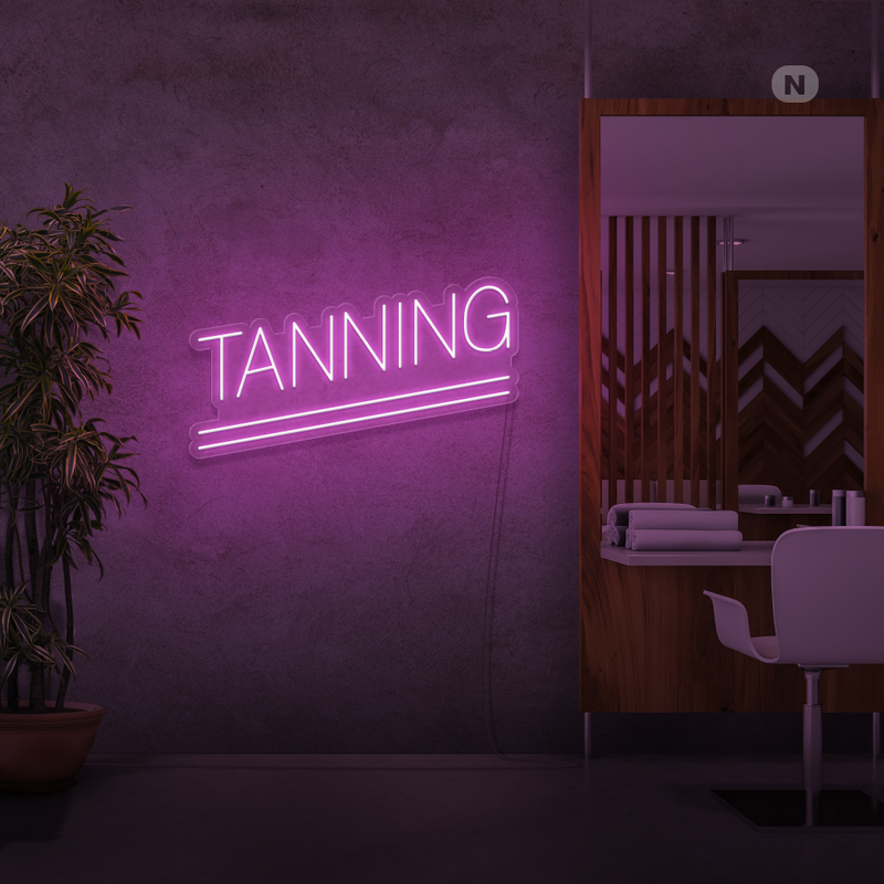 Neonskylt Tanning